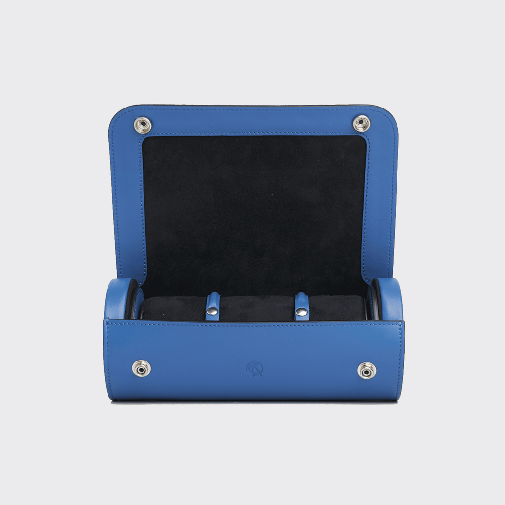 LEATHER 3 SLOT WATCH ROLL