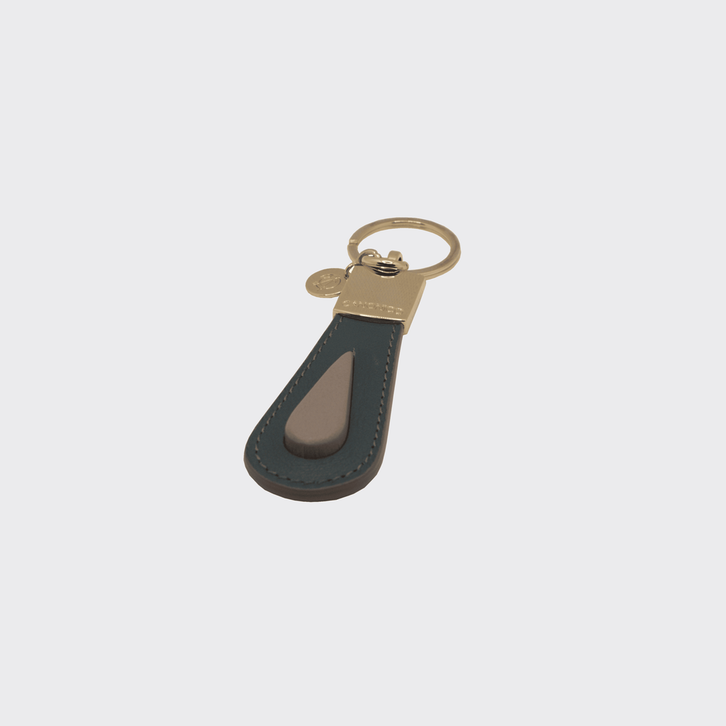 DROP LEATHER KEYRING