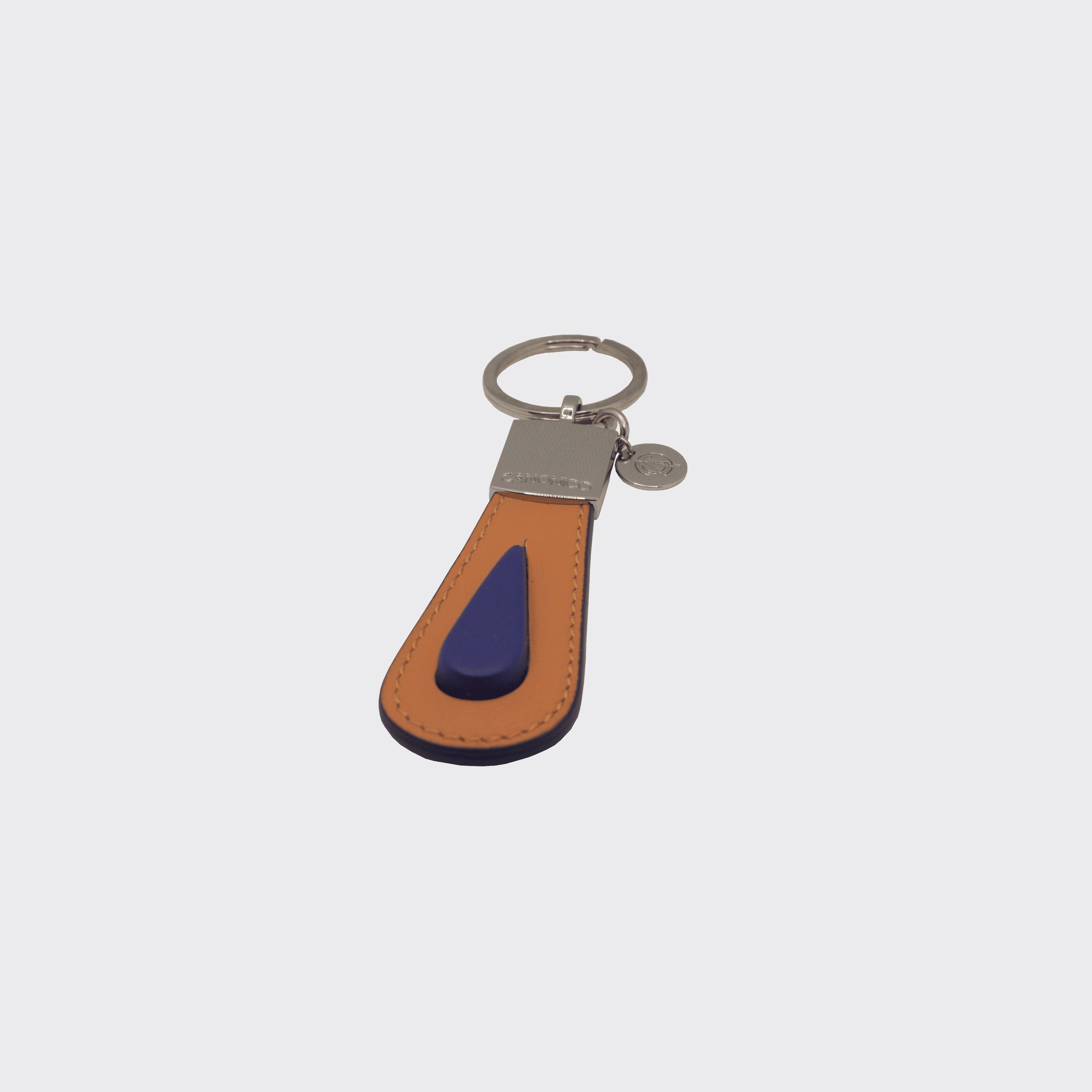 DROP LEATHER KEYRING