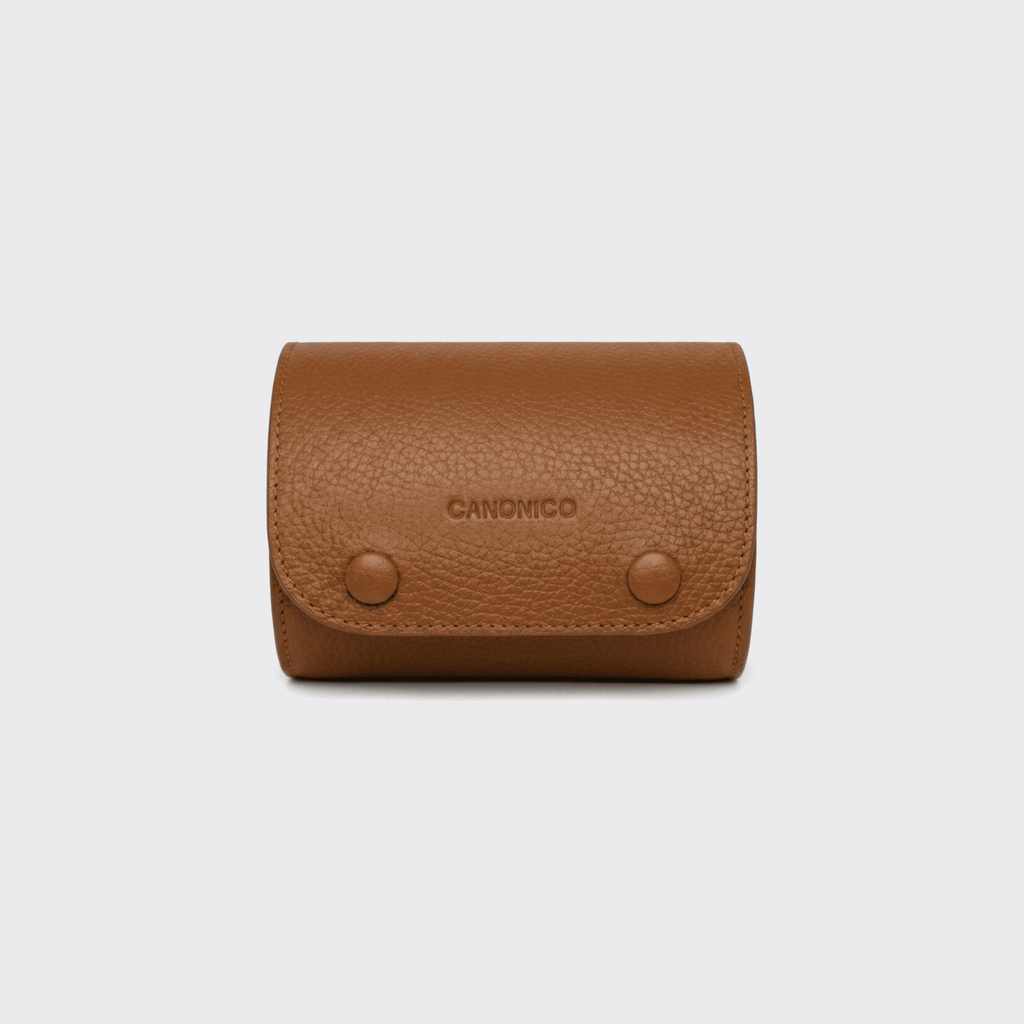 LEATHER 2 SLOT WATCH ROLL