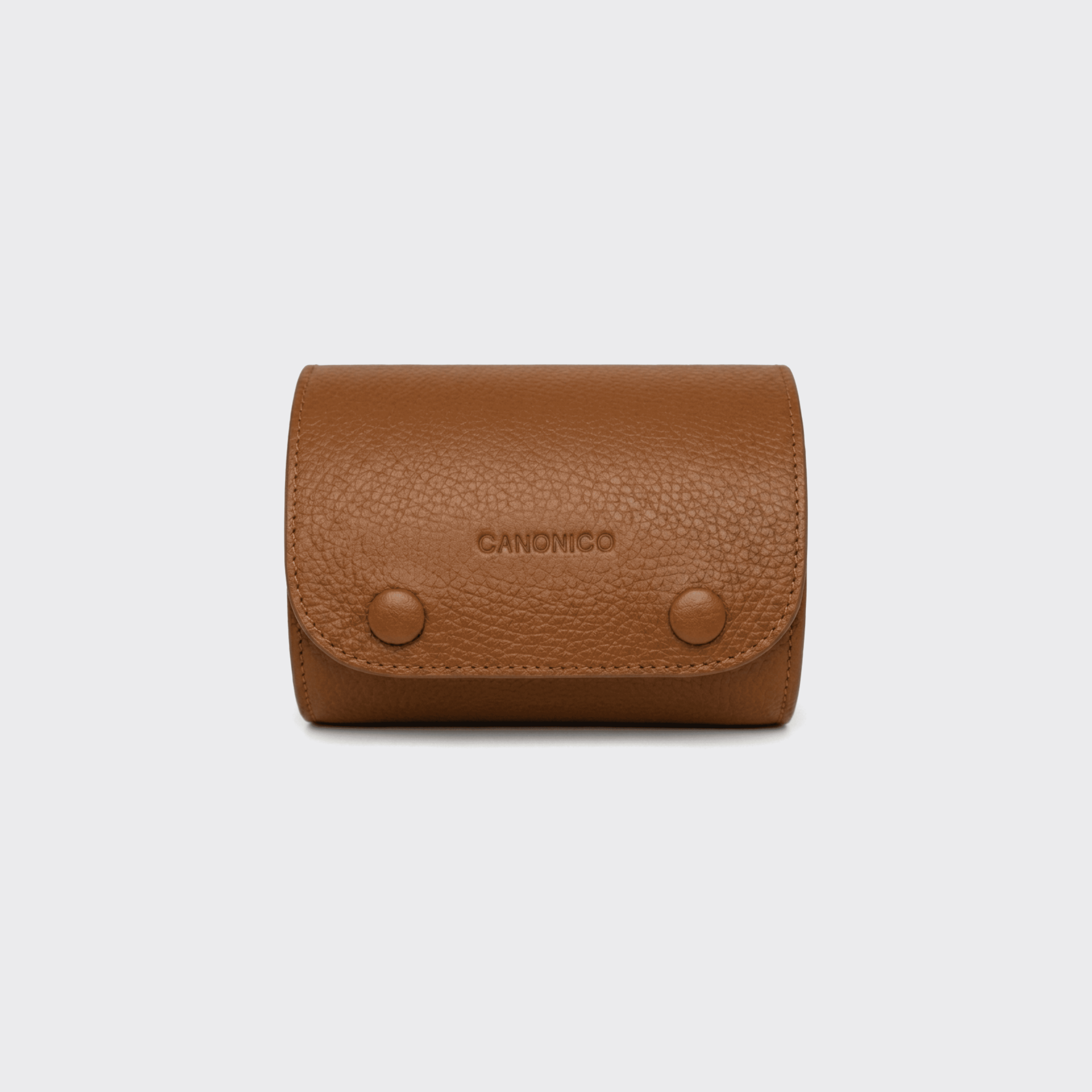 LEATHER 2 SLOT WATCH ROLL