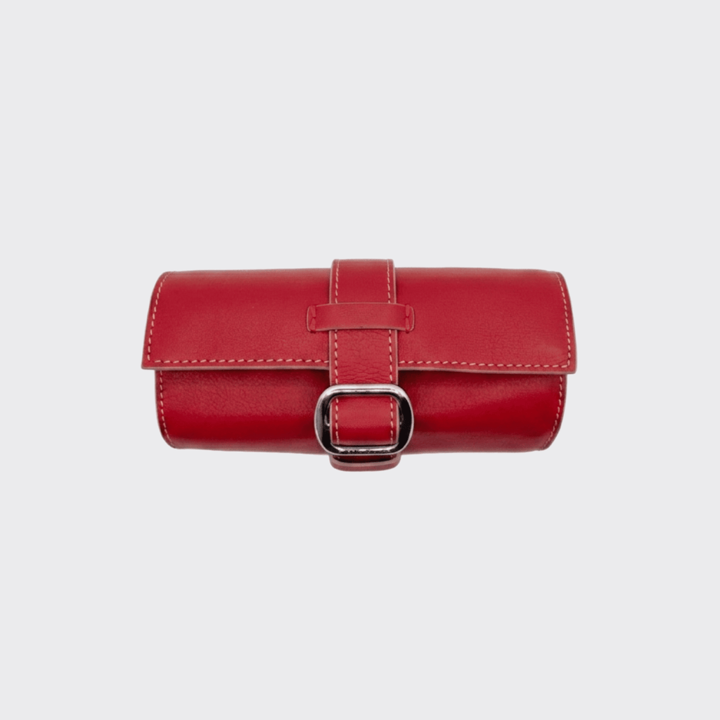 LEATHER 6 SLOT SOFT WATCH ROLL