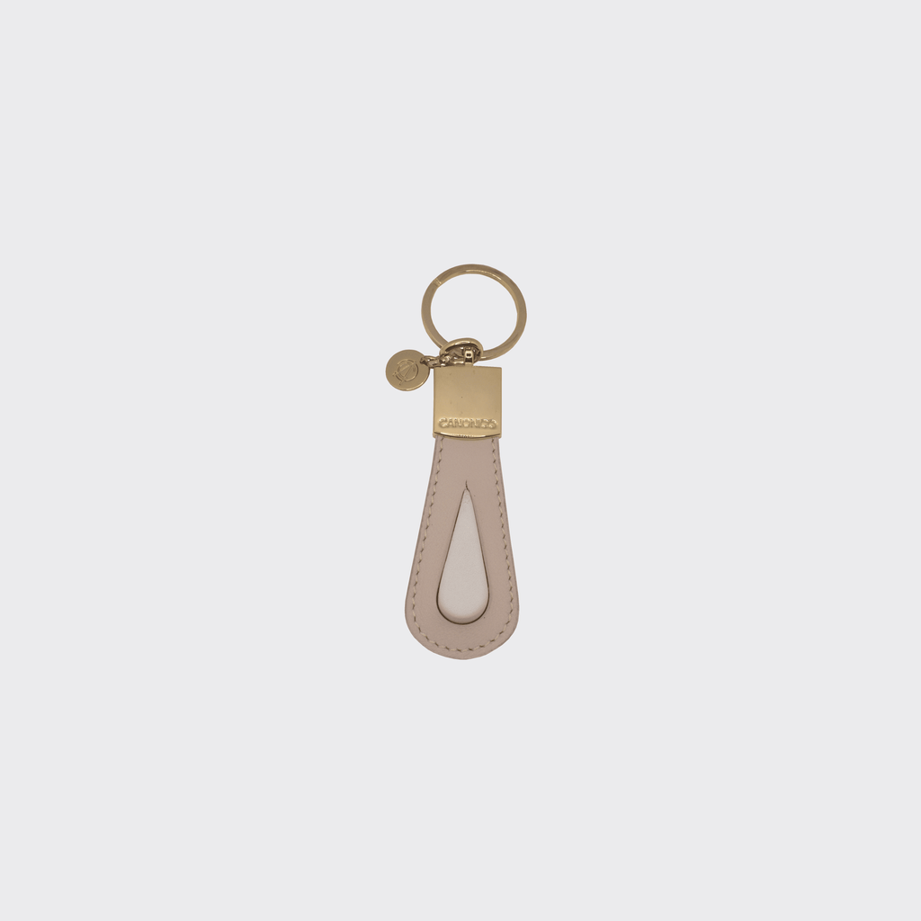 DROP LEATHER KEYRING