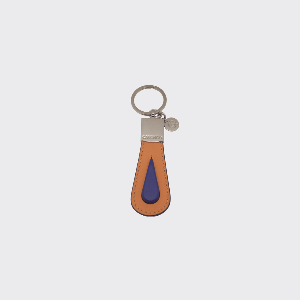 DROP LEATHER KEYRING