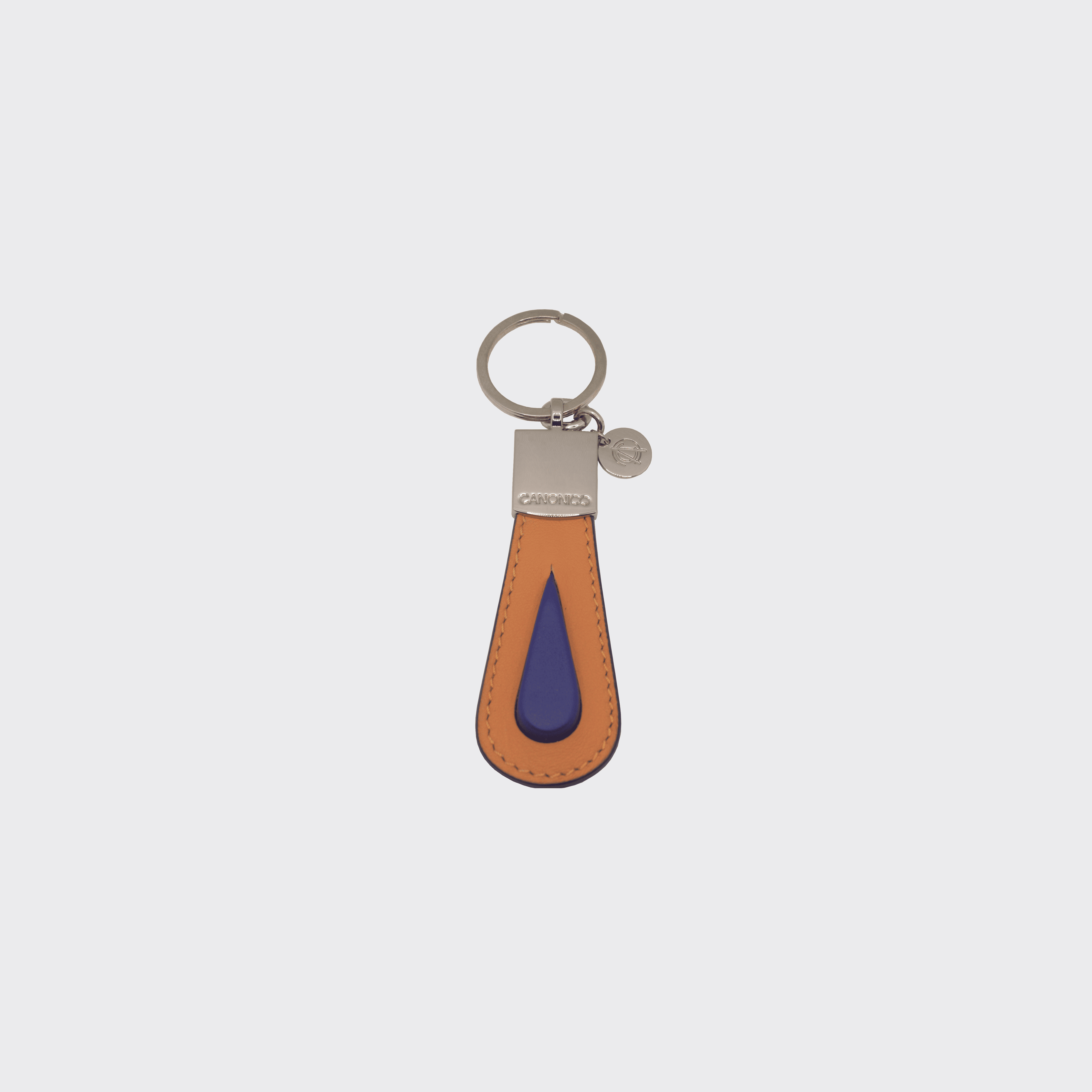 DROP LEATHER KEYRING