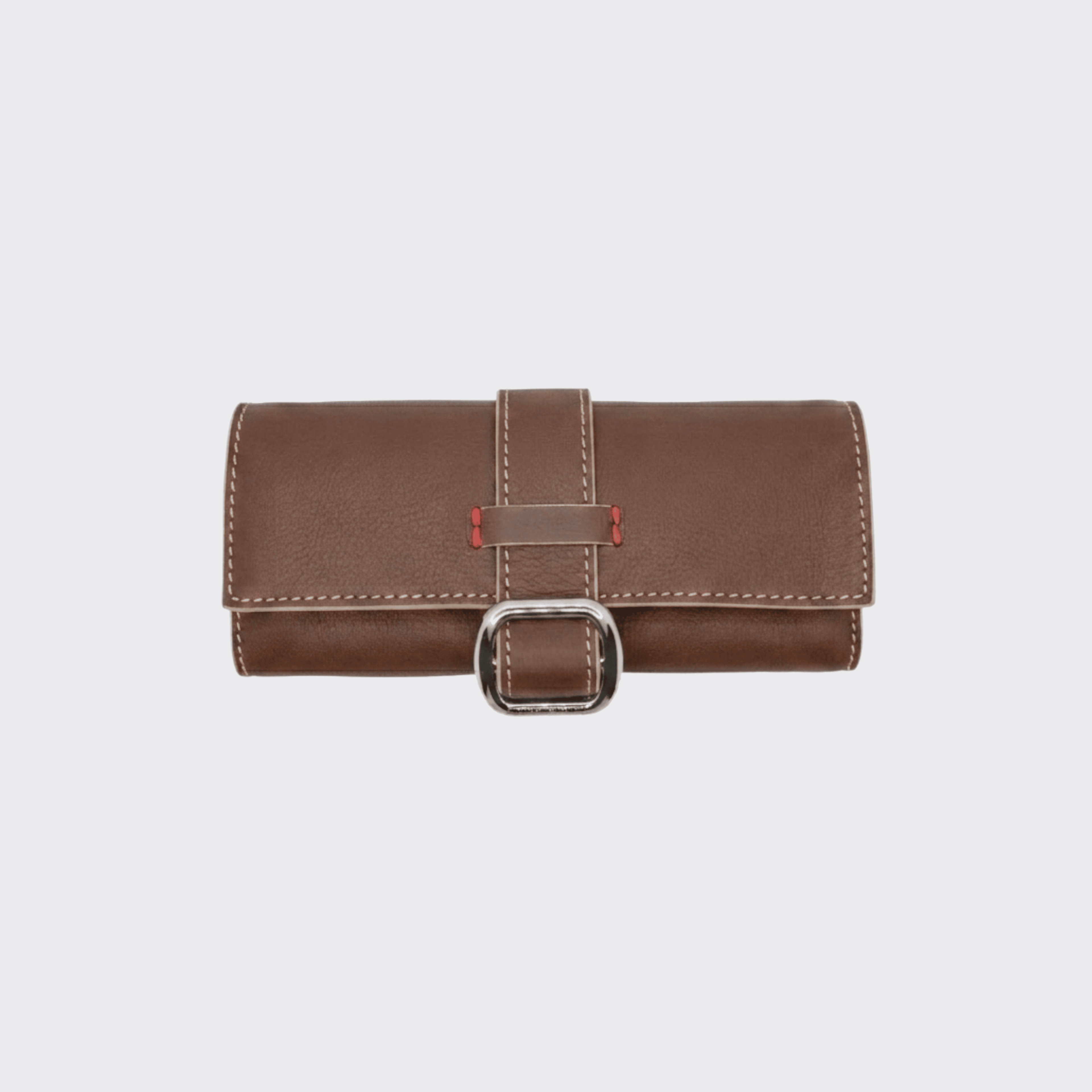 LEATHER 3 SLOT SOFT WATCH ROLL