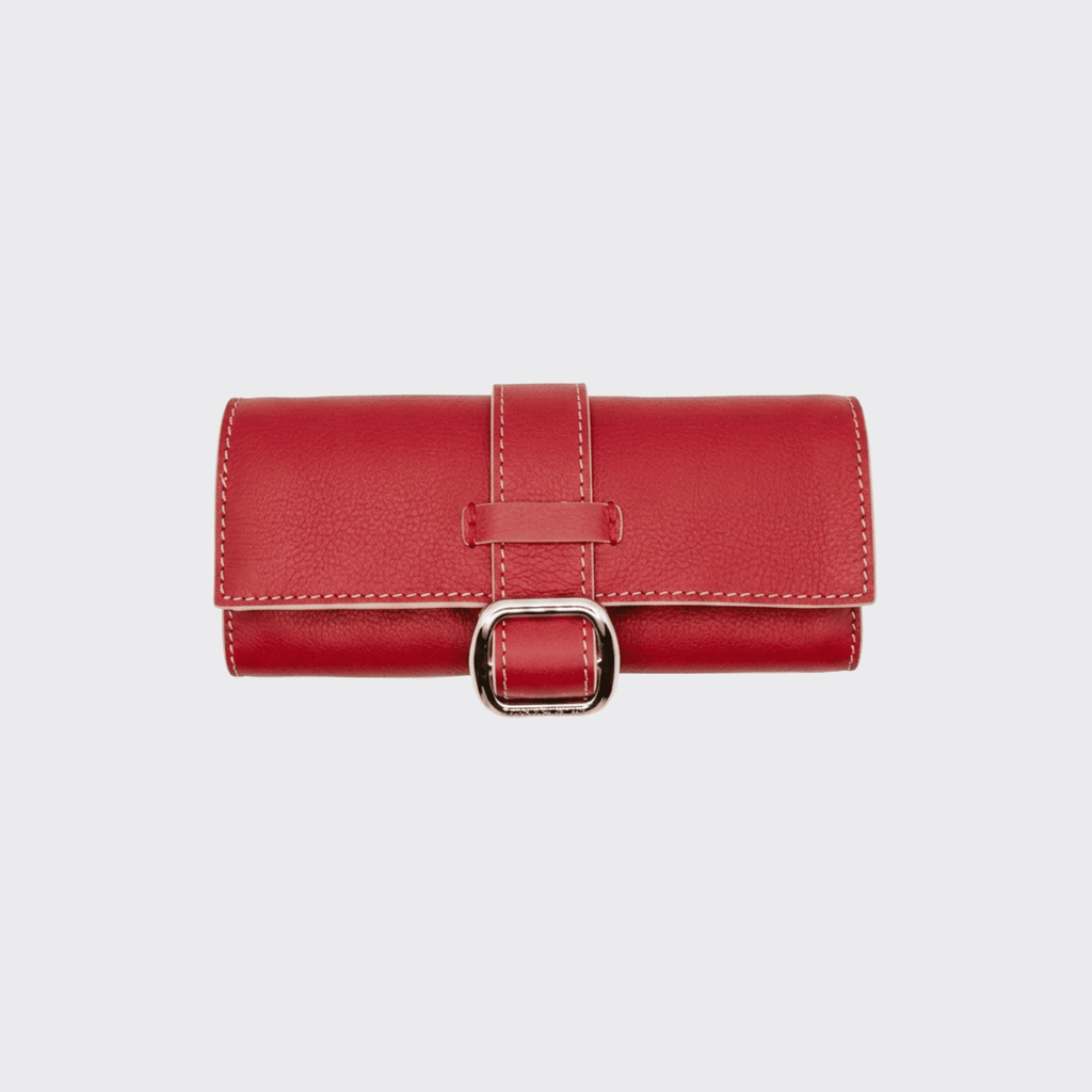 LEATHER 3 SLOT SOFT WATCH ROLL