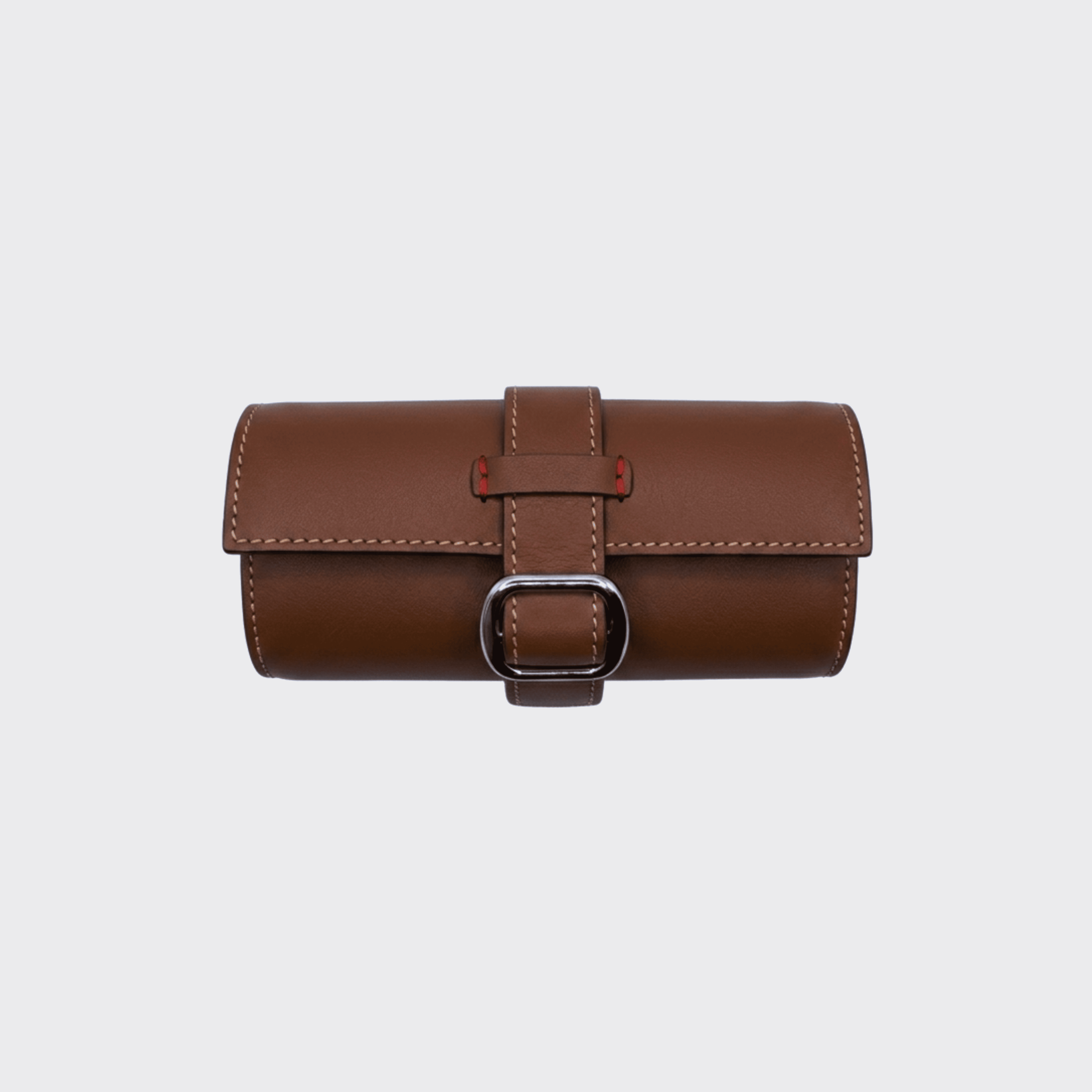 LEATHER 6 SLOT SOFT WATCH ROLL