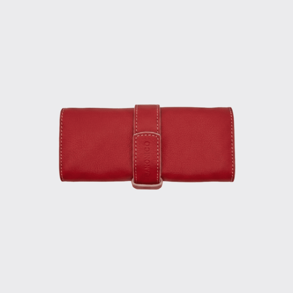 LEATHER 3 SLOT SOFT WATCH ROLL