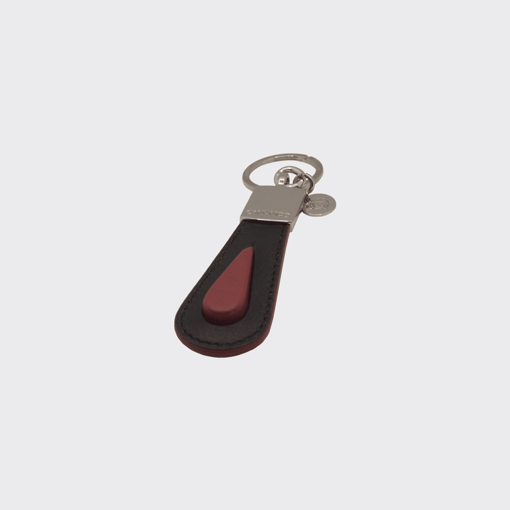 DROP LEATHER KEYRING